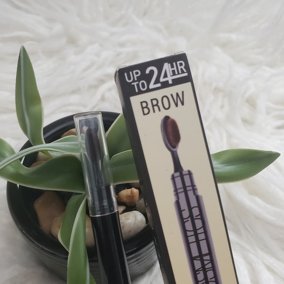 TASH Cosmetics Up To 24Hr Dark Brown Brow Pencil & Brush - Picture 2 of 4